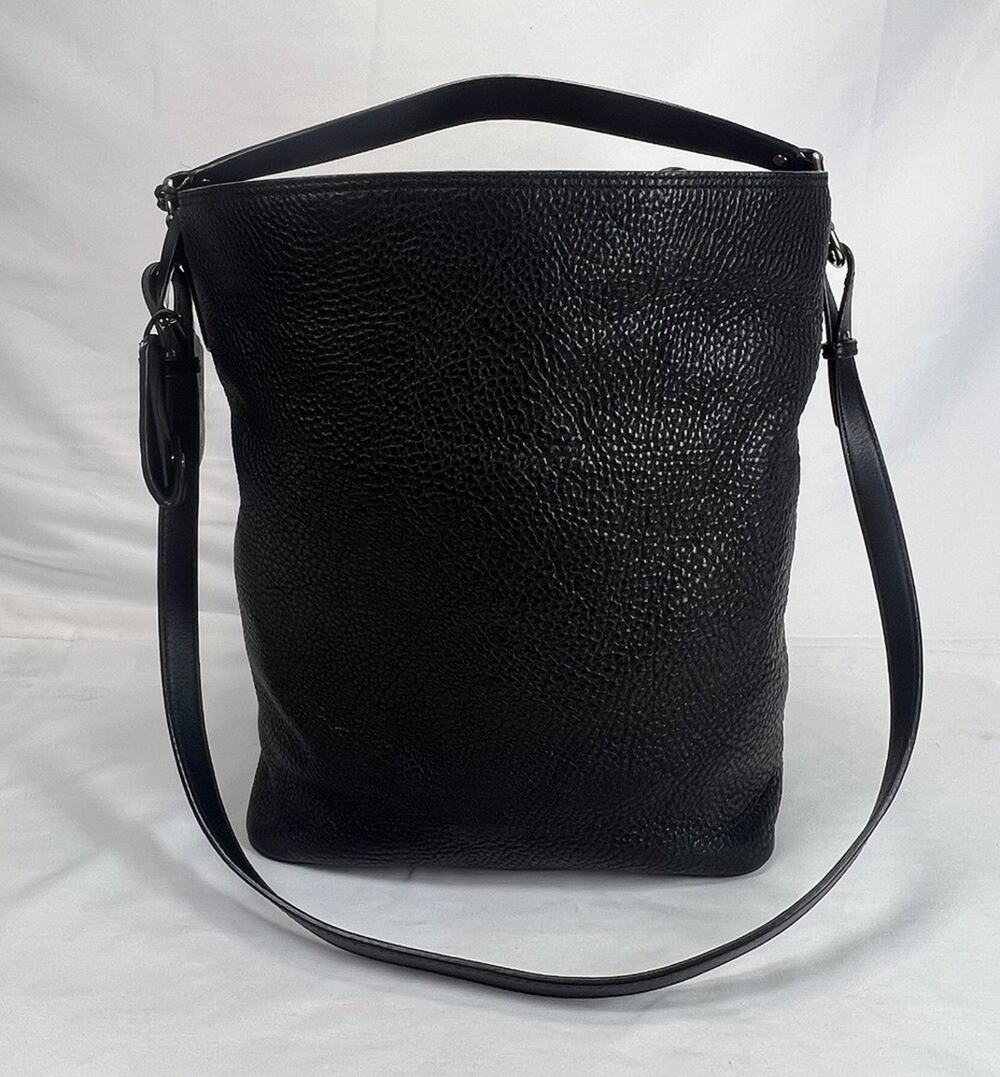 Burberry Ashby Black Leather Hobo Bag SPB-CA 348234